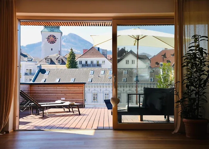 Exklusive Dachgeschoss-suite Mit Sauna & Terrasse * Waidhofen an der Ybbs