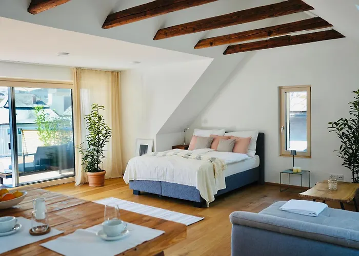 Apartment Exklusive Dachgeschoss-suite Mit Sauna & Terrasse