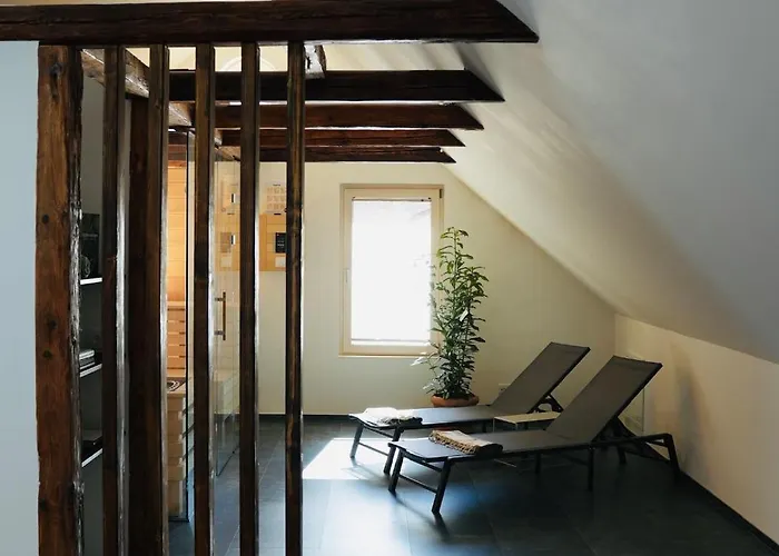 Exklusive Dachgeschoss-suite Mit Sauna & Terrasse Apartament *